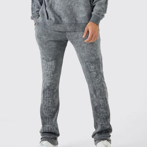 Survêtements pour hommes en matériaux respirants et confortables survêtements délavés à l'acide Top Trending Style Fitness survêtement délavé à l'acide - Product Image 5