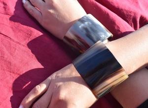 Buffalo Horn Natural Bangles <b>Bracelet</b> Crafting Buffalo Horn Hand Jewelry - Product Image 5