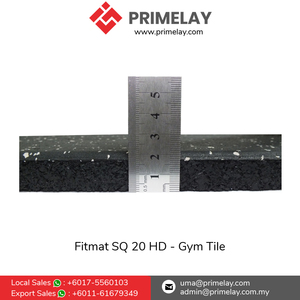 Azulejos cuadrados laminados de alta calidad, resistentes a rayos UV y duraderos, ideal para gimnasio comercial, SQ Fitmat 20-HD, novedad de 2022 - Product Image 4