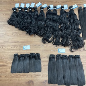 Qualité supérieure Extensions de cheveux humains vietnamiens à double trame de luxe Extensions de cheveux naturels ondulés de grande taille Prix de gros en stock - Product Image 1