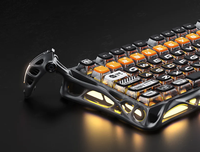 Clavier mécanique personnalisé Gravastar Mercury K1Pro, clavier de jeu RGB tri-mode, sans fil, éclairage RGB à chaud interchangeable