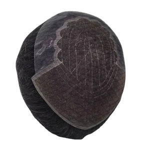 Perruque en cheveux humains Q6 Yaki, toupet pour homme, cheveux vierges Remy, trame unique, Bangladash Naturalizer Curl Bonnet, extension de cheveux Remi - Product Image 4