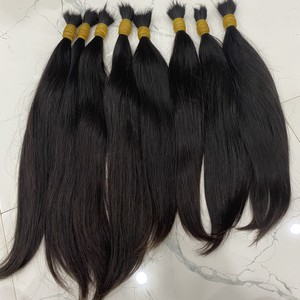 MATIÈRE PREMIÈRE UN SEUL DONATEUR NATUREL DROIT NOIR CUTICULE ALIGNÉ MEILLEURE VENTE EXTENSIONS DE CHEVEUX HUMAINS VIETNAMIENS - Product Image 6