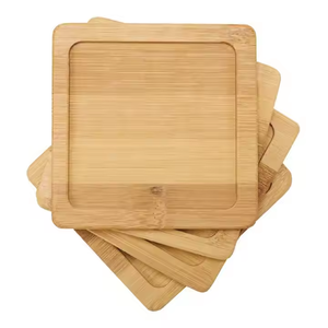 Posavasos de nogal de calidad superior hechos a mano personalizados superventas posavasos de madera de alta demanda por artesanía de media luna - Product Image 4
