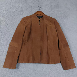 Chaqueta de Cuero Genuino de Manga Larga Más Vendida, Chaquetas de Cuero de Nuevo Estilo para Mujer, Chaqueta de Cuero de Último Diseño para Mujer - Product Image 1
