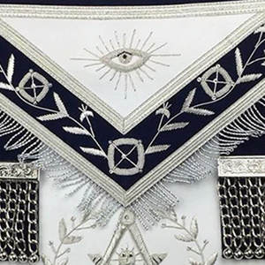 Produit en gros Tablier de maître maçon maçonnique à broderie Tabliers de francs-maçons pour produits Regalia - Product Image 6