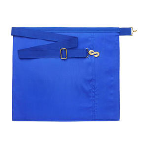 Maçonnique Regalia Past Master Blue Lodge Tablier Gros-Grain Bleu Royal avec Couronne de broderie à la main bleue - Product Image 2