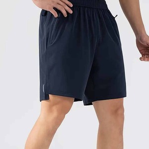 Pantalones cortos deportivos de gimnasio informales para hombre, nuevo diseño de moda para entrenamiento de verano, patrón sólido, ropa informal ecológica - Product Image 1
