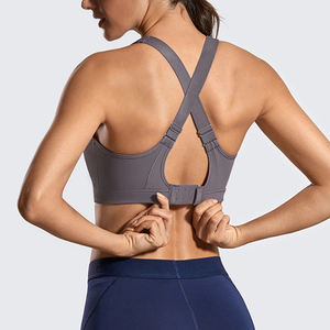 2025 Sujetador deportivo sin costuras de alto soporte personalizado para mujer Top Fitness al por mayor Sujetador deportivo personalizado para mujer - Product Image 2