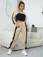 Sialwings 2025 Conjuntos Deportivos de Dos Piezas para Mujer, Invierno, Color Sólido, Casual, Transpirable, de Secado Rápido, Venta al Por Mayor, Alta Calidad