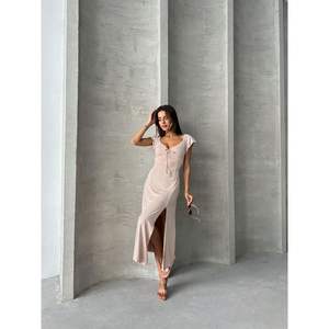 Vestidos Casuales al por Mayor Topshow, Lisos, de Viscosa, Elegantes y con Estilo - Product Image 3