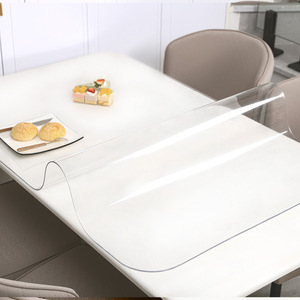 Weiche PVC Transparente Matte Wasserdicht, Ölbeständig und Pflegeleicht Esstisch- & Schreibtisch-Schutzmatte Tischmatte Tischdecke - Product Image 2