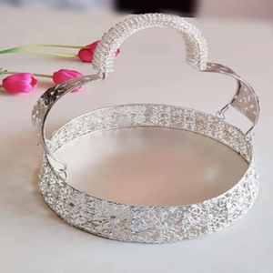 Cesta de regalo de metal refinado y de alta calidad para regalos corporativos u ocasiones exclusivas y regalos de boda a precio mayorista - Product Image 5