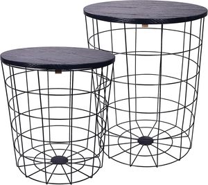 Durable industrial metal coffee table with heavy frame perfect for rustic living room and lounge interiors - Product Image 2