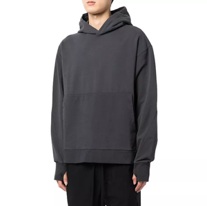 Sweatshirts décontractés pour hommes 100% coton uni d'hiver brodés doux pour le sport et le quotidien - Product Image 1