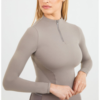 Couche de base Bareback équestre de Style personnalisé pour femmes équipement de Performance respirant pour l'équitation saut en Spandex fabriqué