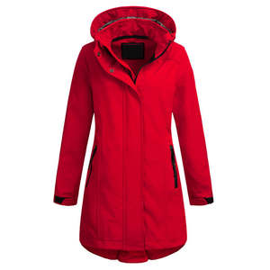 Veste polaire à capuche coupe-vent unisexe pour la randonnée en plein air, écologique, chauffante, respirante, fermeture éclair, vêtements d'extérieur, prix d'usine - Product Image 5