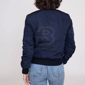 Chaquetas de bombardero hechas a medida Chaquetas de bombardero al mejor precio Chaquetas de invierno de bombardero de poliéster de nylon para la venta en línea - Product Image 3