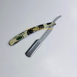 Maquinilla de afeitar profesional de seguridad para hombre, de una sola hoja, de acero inoxidable, con diseño recubierto de papel, personalizable, marca privada - Product Image 5