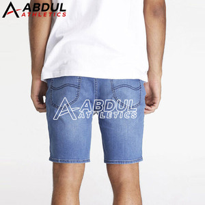 Shorts en jean personnalisés de dernière génération, vente en gros, vêtements décontractés, shorts en jean légers - Product Image 3