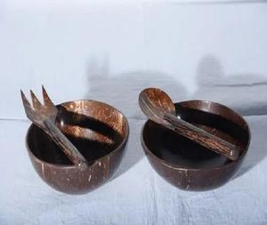 Portavelas de coco hecho a mano para restaurante, taza pequeña de vela de coco, taza de cera de soja, cuenco de vela de soja de cáscara de coco hecho a mano - Product Image 1