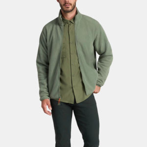 Canvas <b>Men's</b> Stand Collar Front Breathable Casual Streetwear <b>Sherpa</b> Soft Lightweight Custom Winter <b>Jacket</b> - Product Image 6