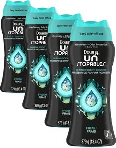 Perlas Aromatizantes Downy Unstopables con Aroma Fresco |   In-Wash |   13.4 oz, Paquete de 4 - Product Image 1