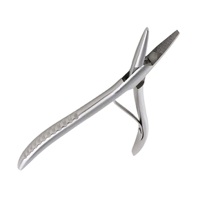 Pince à perles 7 pouces de long ruban en presse plate pince d'extension de cheveux de qualité supérieure lien à anneau à ressort unique - Product Image 3