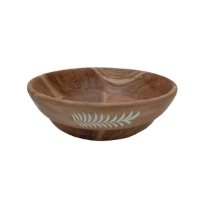 Wooden Round Shape Newly Design Food Serving Bowl Natural Finished for Kitchen <b>Dining</b> <b>Table</b> Food Serving Bowls Handmade Bulk - Product Image 5