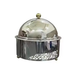 Casserole en argent au design martelé vintage, parfaite pour un usage quotidien, les repas en famille et le service de plats chauds, fabriquée à la main en Inde - Product Image 2