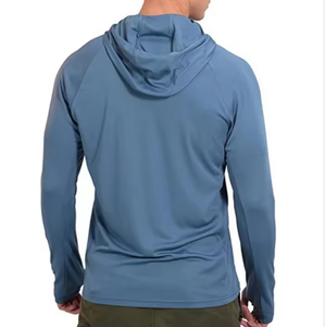 High Quality Casual Sport Hooded Windbreaker <b>Jacket</b> for <b>Men</b> Custom Outdoor Lightweight with Logo Wholesale - Product Image 5