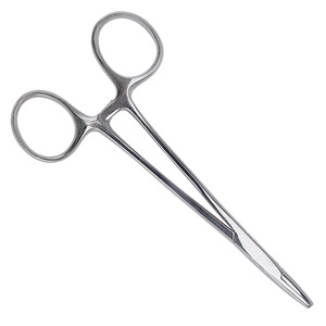 HS-1125-73 Hosanna Portaagujas Baumgartner de Acero Quirúrgico con Inserto TC, Instrumento Manual Reutilizable para Sutura Segura, CE - Product Image 2