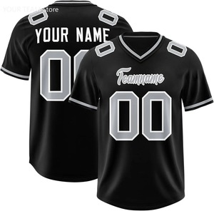 Maillot de football personnalisé, nom et numéro d'équipe cousus, chemise de sport, uniforme d'entraînement, 100% polyester, motif 3D - Product Image 3