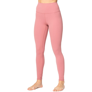 Venta al por mayor personalizado mujeres Leggings Slim Fit mezcla de algodón OEM de alta calidad ropa deportiva pantalones de yoga para el ejercicio y el yoga - Product Image 3