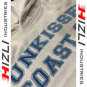 Sweat à capuche unisexe surdimensionné de haute qualité, à épaules tombantes, style Y2K, 100% coton, polaire épais et lourd, broderie - Product Image 6