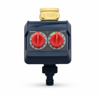 Temporizador de Riego Mecánico a Pilas, Programable de 1 Hora a 1 Semana, Controlador de Riego por Goteo
