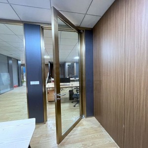 Cloison acoustique mobile avec accès par porte simple pour une division pratique de la salle de réunion - Product Image 6