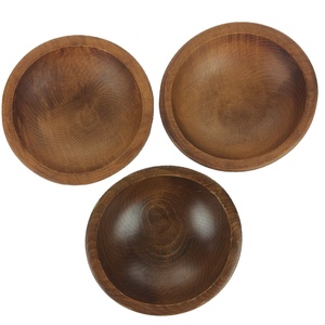 Mini cuencos de madera Cuencos de ensalada hechos a mano Cuenco de bambú para ensalada Alta calidad con uso hecho a mano a bajo precio - Product Image 1