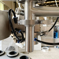 Machine de remplissage et de scellage de liquides visqueux 10g 20g 30g, contrôlée par PLC, à engrenages, pour l'emballage de tubes de pommade