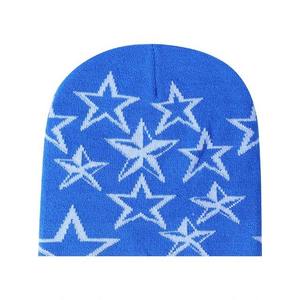 Venta al por mayor popular Gran oferta de moda logotipo personalizado Jacquard acrílico de punto Toque Otoño Invierno gorro - Product Image 4