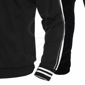 Chándales de dos piezas para hombre con logotipo de tu propia marca personalizada con tela de algodón 100%, chándales para gimnasio, Fitness, Jogging - Product Image 4