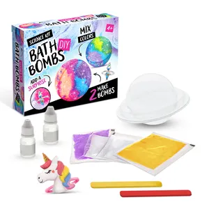O Melhor Presente Para Crianças Bath Bomb Making Kit DIY Toy Bath Jogando Sparkles Water Bomb