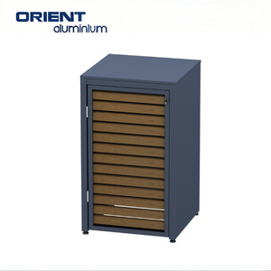 Enceinte de stockage de déchets en métal durable <span class=keywords><strong>pour</strong></span> l'extérieur, 3 ensembles, grand garage, <span class=keywords><strong>abri</strong></span> <span class=keywords><strong>pour</strong></span> le recyclage - Product Image 2