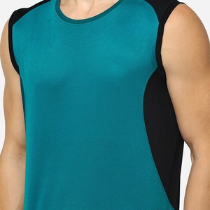 Camiseta sin mangas de moda para hombre, camisetas personalizadas, camiseta muscular, servicio OEM de alta calidad, camiseta transpirable sin mangas para entrenamiento para hombre - Product Image 6