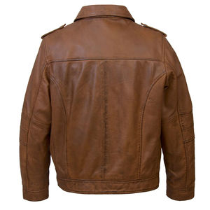 Veste de chasse en cuir de toile respirante de haute qualité pour hommes avec logo personnalisé de High Street nouveau design avec col montant manches complètes - Product Image 3