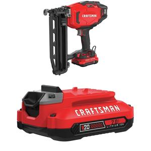 Clavadora Neumática Inalámbrica de Grado Industrial y para Bricolaje, Calibre 16GA, con Batería de Iones de Litio de 2.0 Ah Adicional, Grapadora Eléctrica de 220v, Certificación GS - Product Image 1