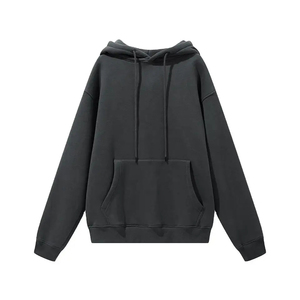 High Quality Custom Logo <b>Mens</b> Heavyweight Fleece Hoodie Oversized Loose Fit Blank Drawstring Streetwear <b>Pullover</b> Wholesale - Product Image 5