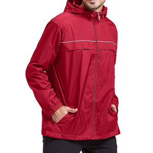 2025 veste de pluie personnalisée pour hommes vente chaude avec le meilleur prix tailles et couleurs de logo personnalisé disponibles en gros - Product Image 2