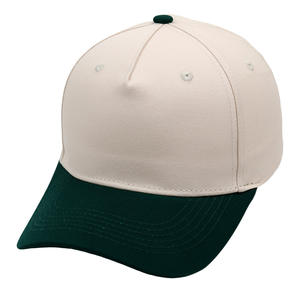 Gorras de béisbol personalizadas de 5 paneles, gorra de béisbol de dos tonos con bordado 3D de logotipo de impresión personalizada en blanco de algodón de alta calidad, gorra de camionero - Product Image 4