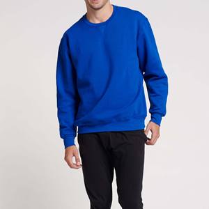 Vente en gros de sweats à capuche pour hommes en molleton 100% coton à manches longues respirant coupe-vent grande taille sweat d'hiver solide surdimensionné - Product Image 4